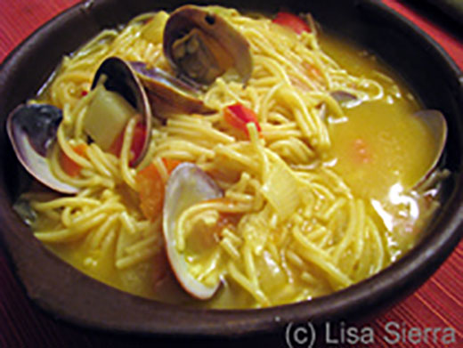 Sopa Fideos Malaguena