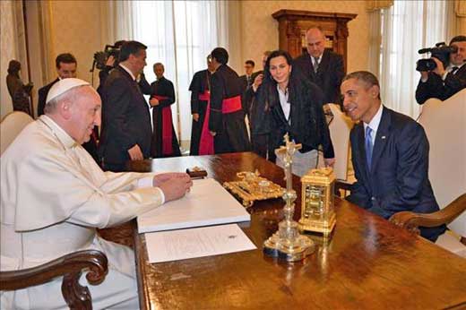 Obama El Papa