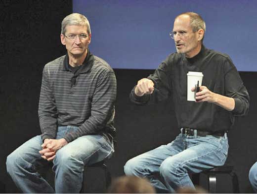 Tim Cook, Steve Jobs