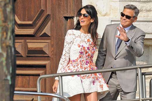 George Clooney, Alamuddin