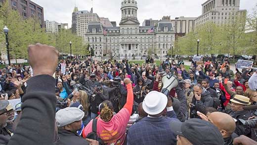 Protestas en Baltimore