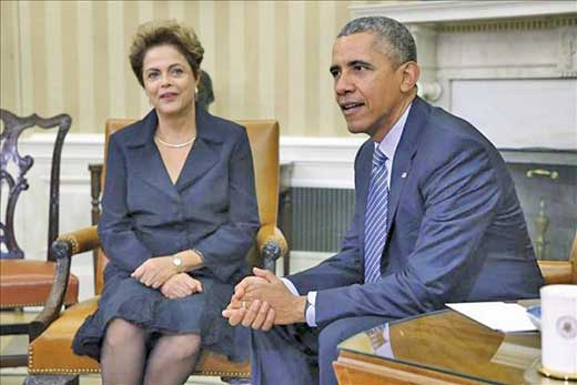 Presidenta Brasil, Obama