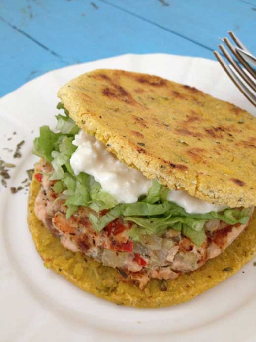 Arepa de Maiz saludable