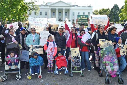 Inmigrantes en la Casa Blanca