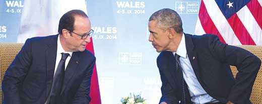 Obama, Hollande