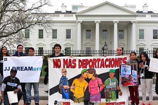 Protesta Casa Blanca