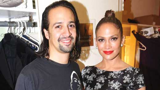 Lin-Manuel Miranda y Jennifer Lopez