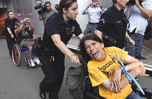 Activistas arrestados